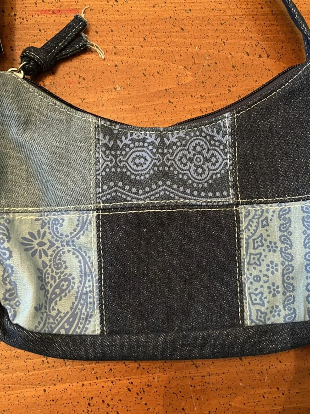 Art Class Girl's Small Patchwork Denim Purse - New with Tag